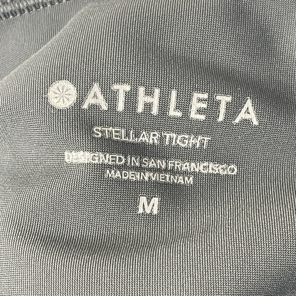 Athleta‎ Stellar Tight Leggings Anthracite Grey Size Medium - Picture 7 of 9